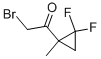 Ethanone, 2-bromo-1-(2,2-difluoro-1-methylcyclopropyl)- (9CI) 结构式