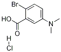 2-Bromo-5-(dimethylamino)benzoic acid, HCl 结构式