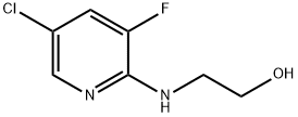 5-氯-3-氟-2-(2-羟乙基氨基)吡啶 结构式