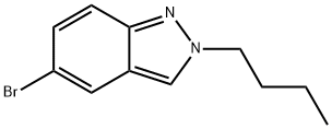 5-溴-2-丁基-2H-吲唑 结构式