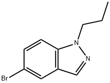 5-溴-1-丙基-1H-吲唑 结构式