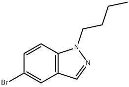 5-溴-1-丁基吲唑 结构式