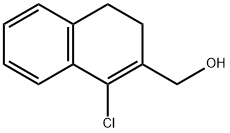 (1-氯-3,4-二氢萘-2-基)甲醇 结构式