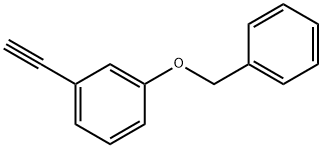 3-苄氧基苯乙炔 结构式