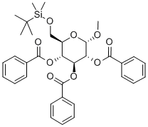 Methyl-6-O-(tert.-butyldimethylsilyl)-2,3,4-tri-O-benzoyl-α-D-glucopyranoside