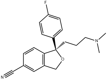 (R)-西酞普兰 结构式