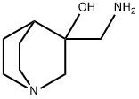 3-(氨基甲基)奎宁环素-3-醇 结构式