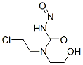 1-(2-chloroethyl)-1-(2-hydroxyethyl)-3-nitroso-urea 结构式