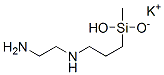 Silanediol, 3-(2-aminoethyl)aminopropylmethyl-, potassium salt 结构式