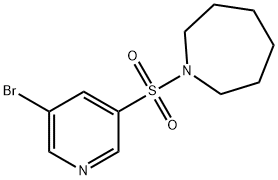 1-(5-broMopyridin-3-ylsulfonyl)azepane 结构式