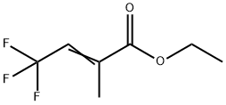 2-甲基-4,4,4-三氟丁烯酸乙酯 结构式