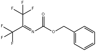 (全氟丙烷-2-亚基)氨基甲酸苄酯 结构式