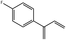 Benzene, 1-fluoro-4-(1-methylene-2-propenyl)- (9CI) 结构式