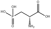 D(-)-2-氨基-3-膦丙酸 结构式