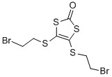 4,5-Bis-(2-bromo-ethylsulfanyl)-[1,3]dithiol-2-one 结构式