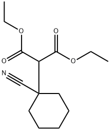 2-(1'-CYANOCYCLOHEXANE)DIETHYL-MALONATE 结构式