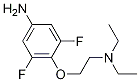 4-(2-(diethylaMino)ethoxy)-3,5-difluoroaniline 结构式