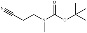 3-氰基(甲基)氨基甲酸叔丁酯 结构式