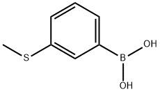 3-甲硫基苯硼酸 结构式