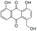 1,8-二羟基-4-羟基甲基蒽醌 结构式