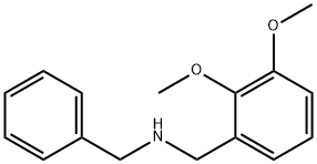BENZYL-(2,3-DIMETHOXY-BENZYL)-AMINE 结构式