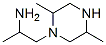 1-Piperazineethanamine,-alpha-,2,5-trimethyl-(9CI) 结构式