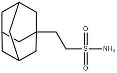2-(金刚烷-1-基)乙烷-1-磺酰胺 结构式