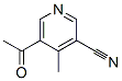3-Pyridinecarbonitrile, 5-acetyl-4-methyl- (9CI) 结构式