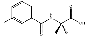 Alanine,  N-(3-fluorobenzoyl)-2-methyl- 结构式