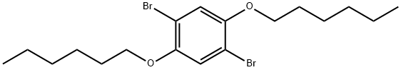 1,4-二溴-2,5-双(己氧基)苯 结构式