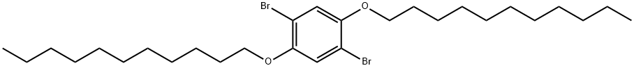1,4-DIBROMO-2,5-DI(UNDECYLOXY)BENZENE 结构式