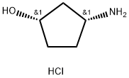 (1R,3S)-3-氨基环戊醇 结构式