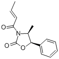 N-CROTONYL-(4S,5R)-4-METHYL 5-PHENYL-2-OXAZOLIDINONE 结构式