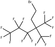 1-BROMO-4,4,5,5,6,6,6-HEPTAFLUORO-3,3-BIS(TRIFLUOROMETHYL)HEXANE 结构式