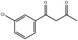 1-(3-氯苯基)丁烷-1,3-二酮 结构式