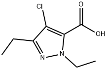 4-CHLORO-1,3-DIETHYL-1H-PYRAZOLE-5-CARBOXYLIC ACID