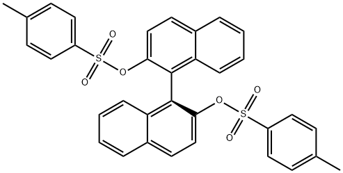 (S)-(+)-联萘酚二对甲苯磺酸酯 结构式