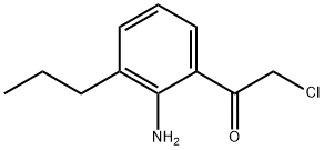 Ethanone, 1-(2-amino-3-propylphenyl)-2-chloro- (9CI) 结构式