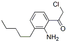 Ethanone,  1-(2-amino-3-pentylphenyl)-2-chloro- 结构式