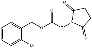 2-溴苄基-N-琥珀酰亚胺基碳酸酯 结构式
