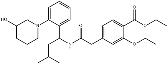 3’-Hydroxy Repaglinide Ethyl Ester
(Mixture of Diastereomers) 结构式