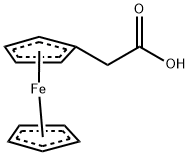 二茂铁基乙酸 结构式