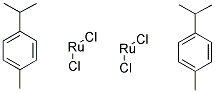 二氯(p-甲基异丙苯)钌(II) 二聚体 结构式