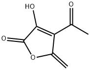 2(5H)-Furanone, 4-acetyl-3-hydroxy-5-methylene- (9CI) 结构式