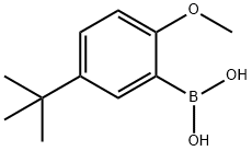 5-叔-丁基-2-甲氧基苯硼酸 结构式