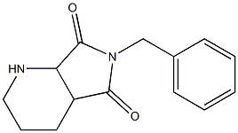 6-苄基-5,7-二氧代-八氢吡咯并[3,4B]吡啶 结构式