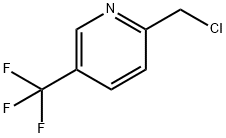 2-(CHLOROMETHYL)-5-(TRIFLUOROMETHYL)PYRIDINE 结构式