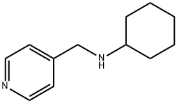 N-(吡啶-4-基甲基)环己胺 结构式