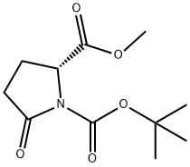 BOC-D-焦谷氨酸甲酯 结构式