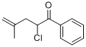 4-Penten-1-one, 2-chloro-4-methyl-1-phenyl- (9CI) 结构式